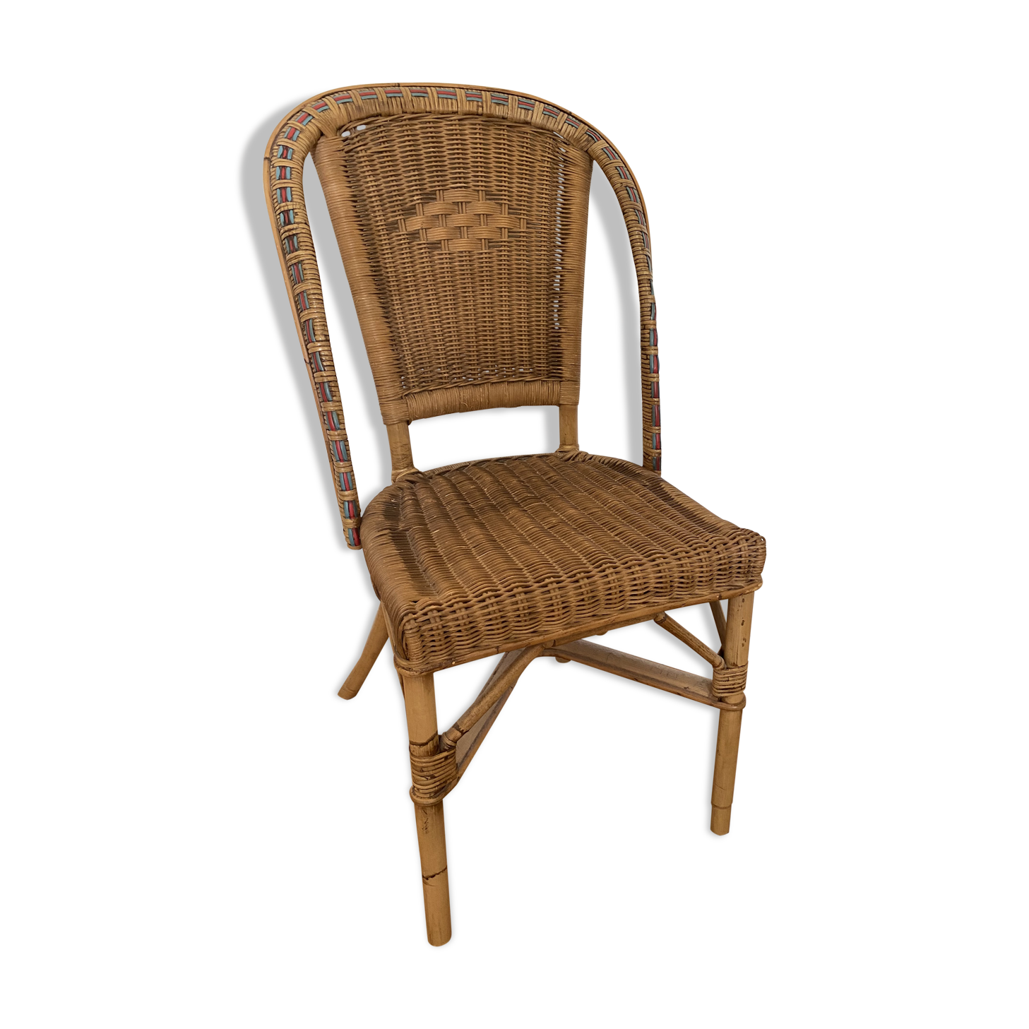 Wicker armchair