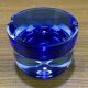 Royal blue ashtray or trinket tray