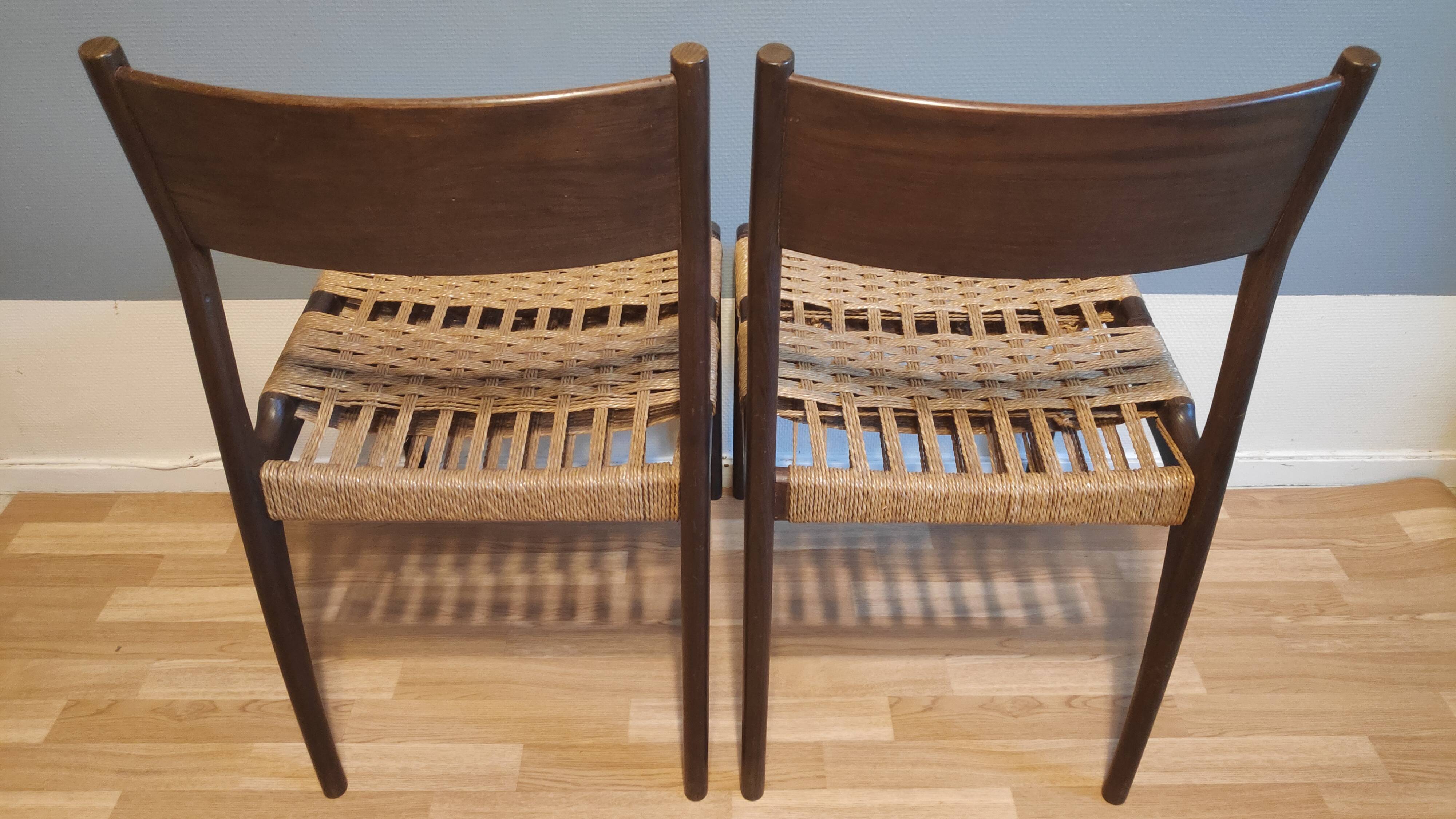 Havana chairs by Consorzio Sedie Friuli circa 1960