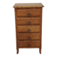 Antique chest of drawers with 5 drawers