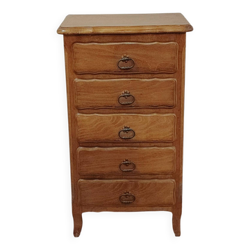 Antique chest of drawers with 5 drawers