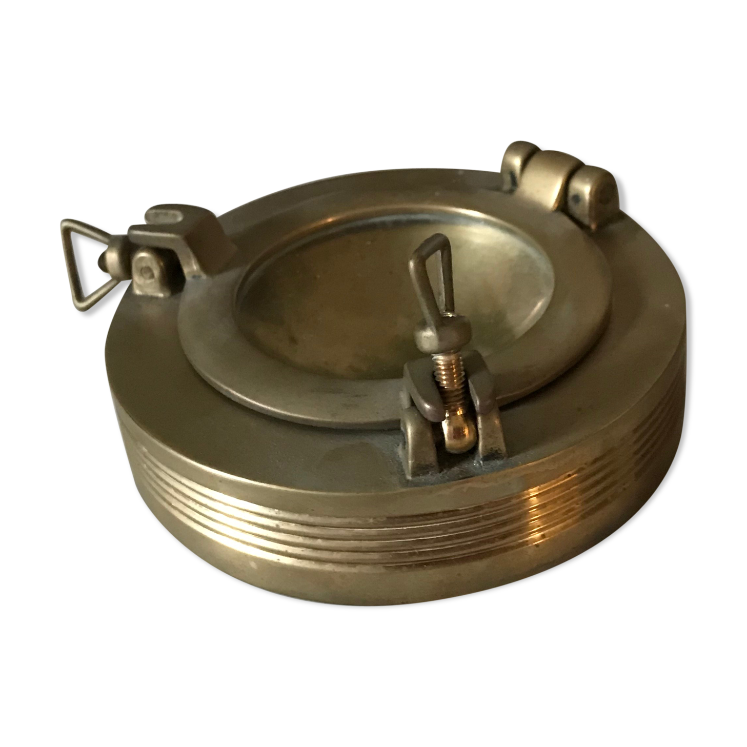 Vintage brass ashtray