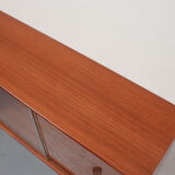 1960s showcase in teak