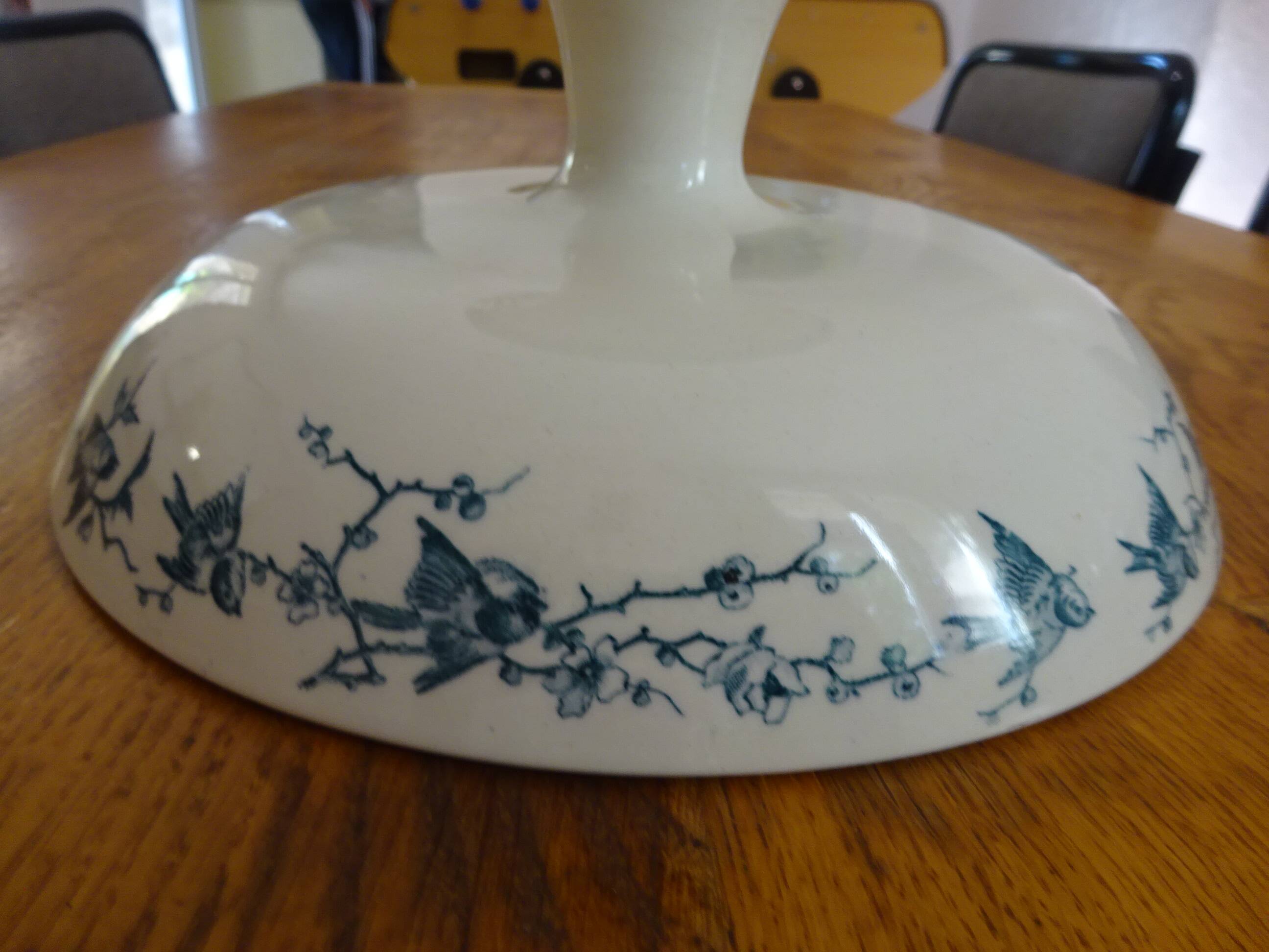 Large compote dish Terre de Fer