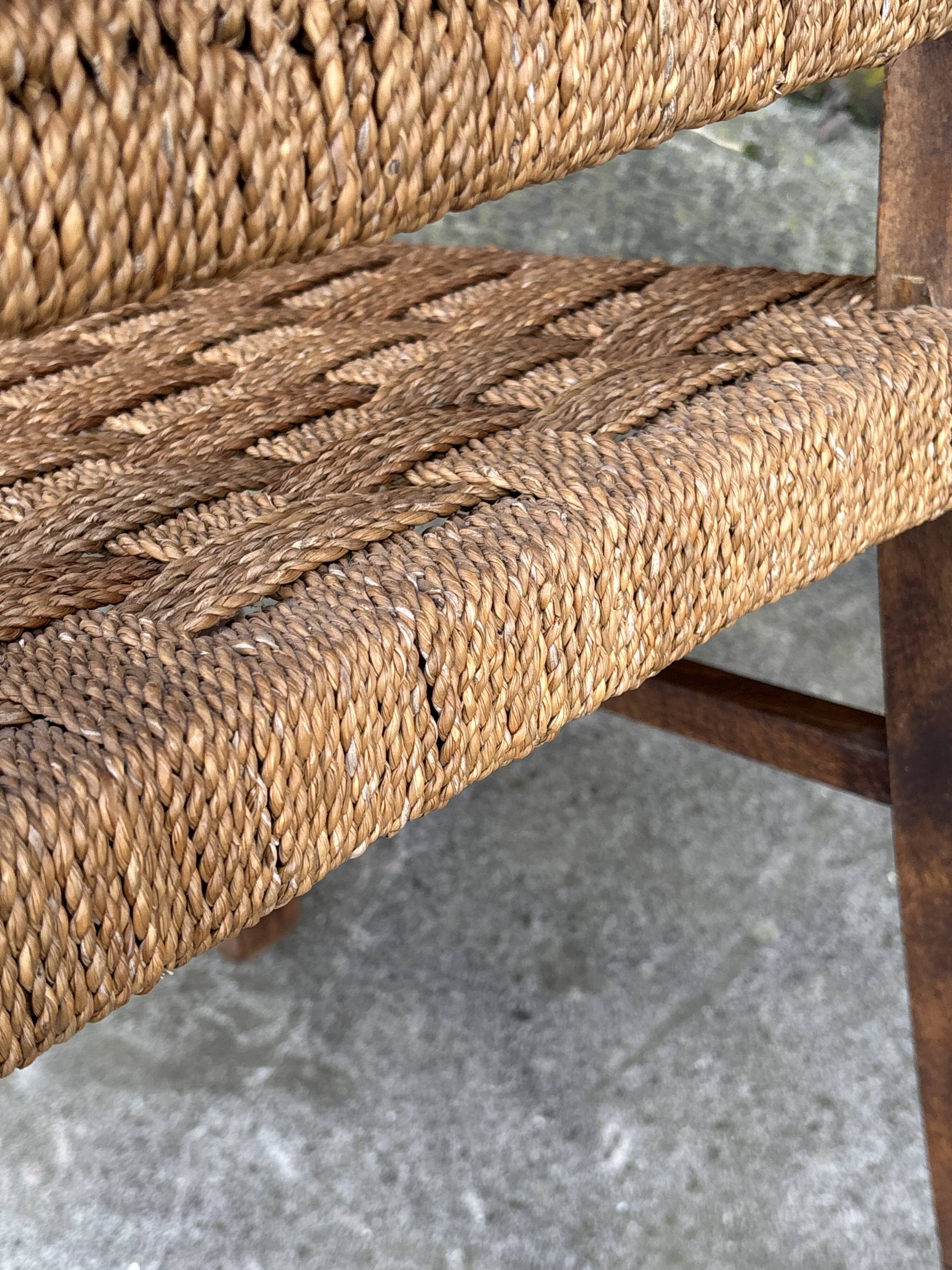 Bauhaus rope chair easy chair Erich Dieckmann style