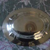 Silver metal silver metal silver bread basket bead.