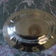 Silver metal silver metal silver bread basket bead.