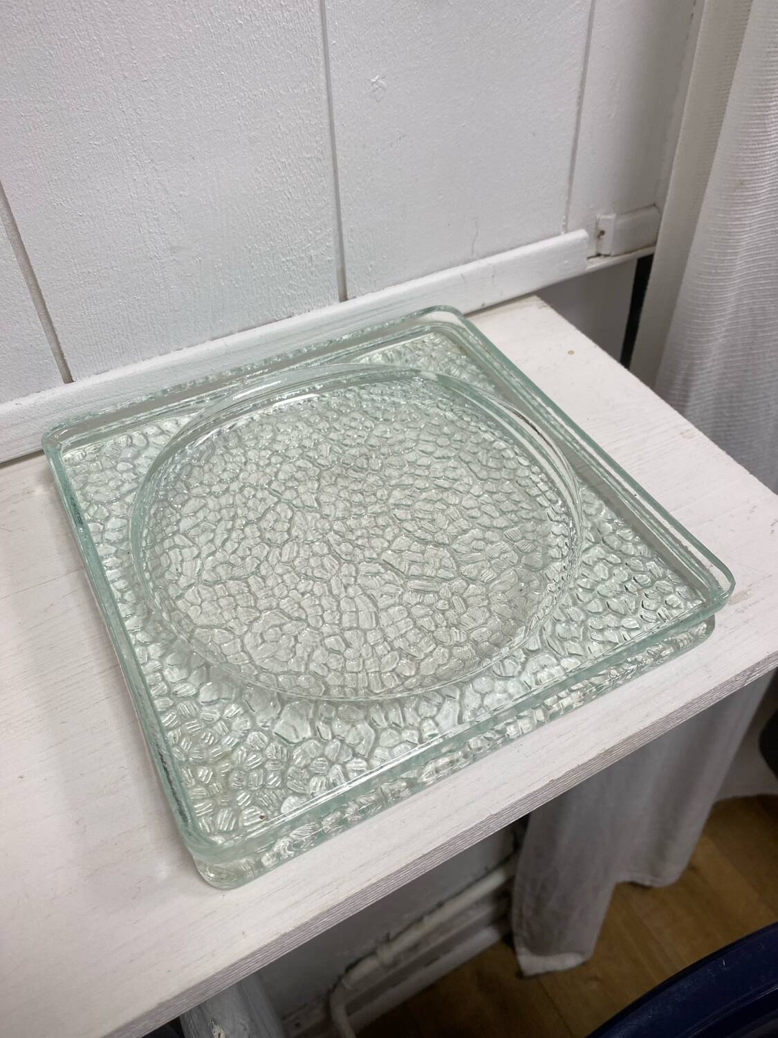Glass trinket tray