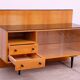 Armoire-bibliothèque vitrée vintage par Mojmír Požár, Tchécoslovaquie, 1960