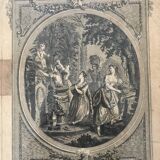 Pair of 18th century engravings by Jean Dambrun after Queverdo