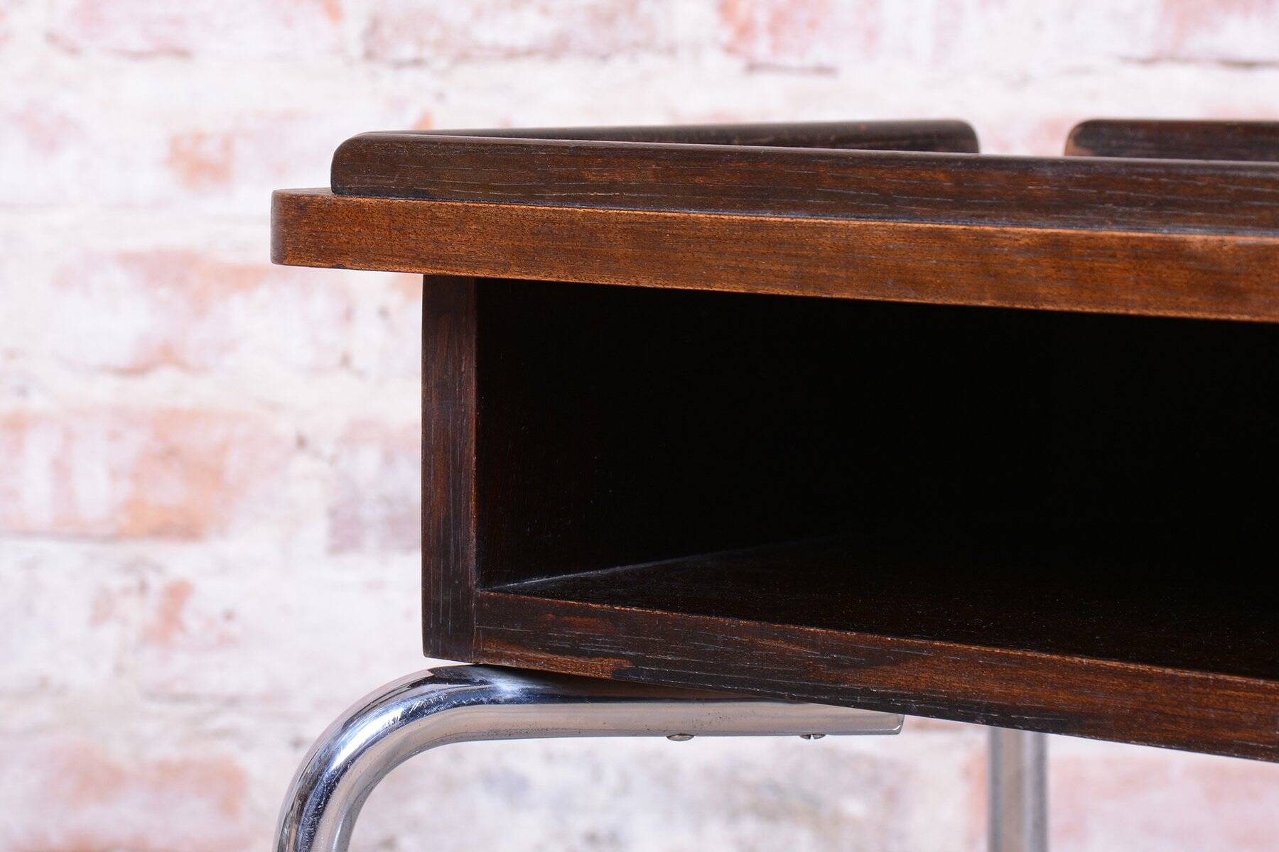 Bauhaus Serving Trolley in Oak by R.Slezák, 1930s