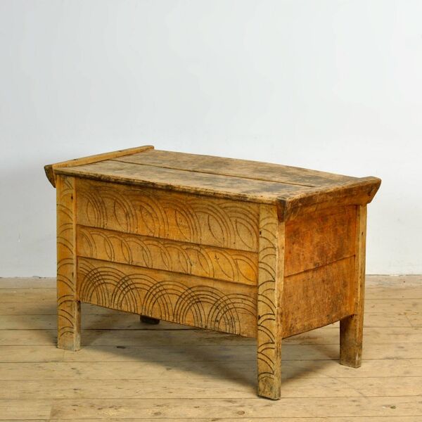 coffre de berger antique, années 1850