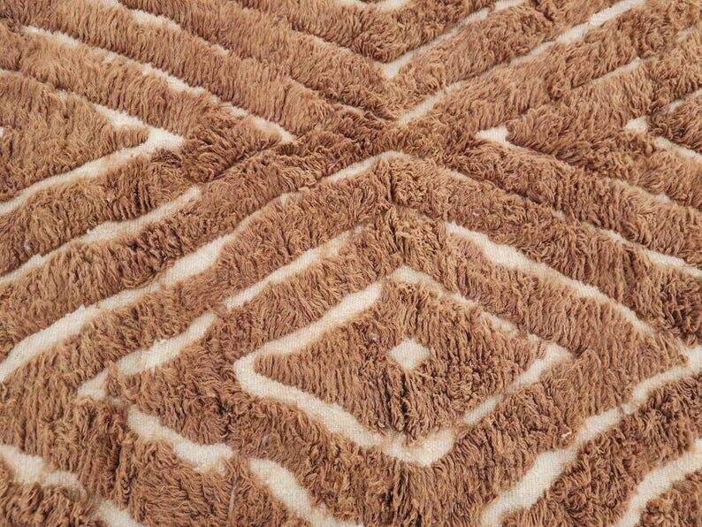 Traditional handmade beni ourain rug size 150 x 250 cm