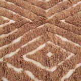 Traditional handmade beni ourain rug size 150 x 250 cm