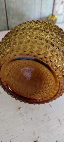 Bouteille / carafe italienne empoli ambre