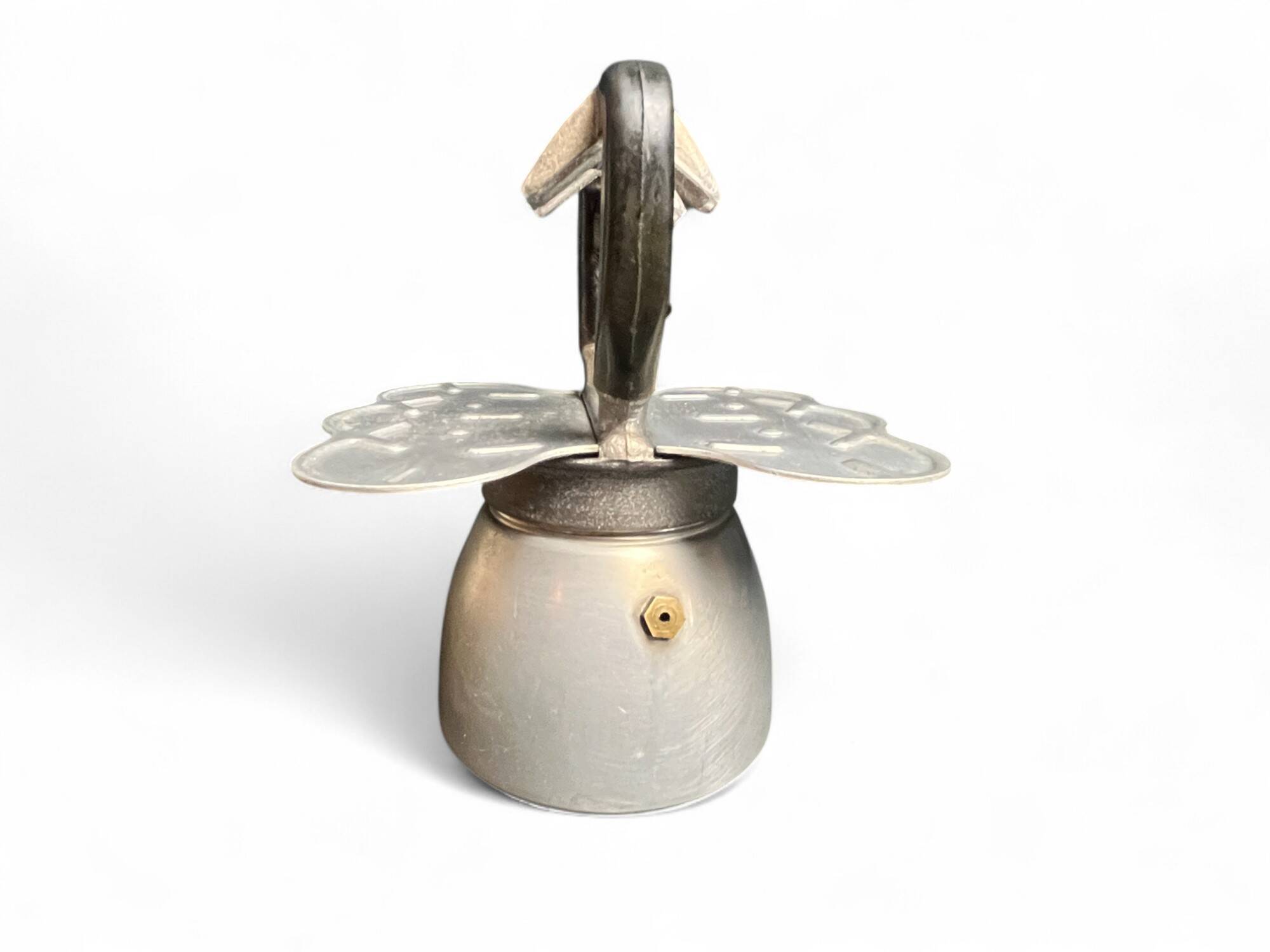 Vintage Irmel Omegna espresso coffee maker from around 1960.