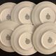 6 Gien cheese plates, Les Saveurs by Marie-Pierre Boitard
