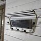 Vintage coat rack with pivoting mirror from the 60s