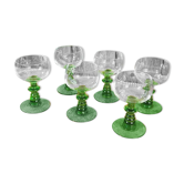 Verres de bistrot verres à vin blanc d'Alsace
