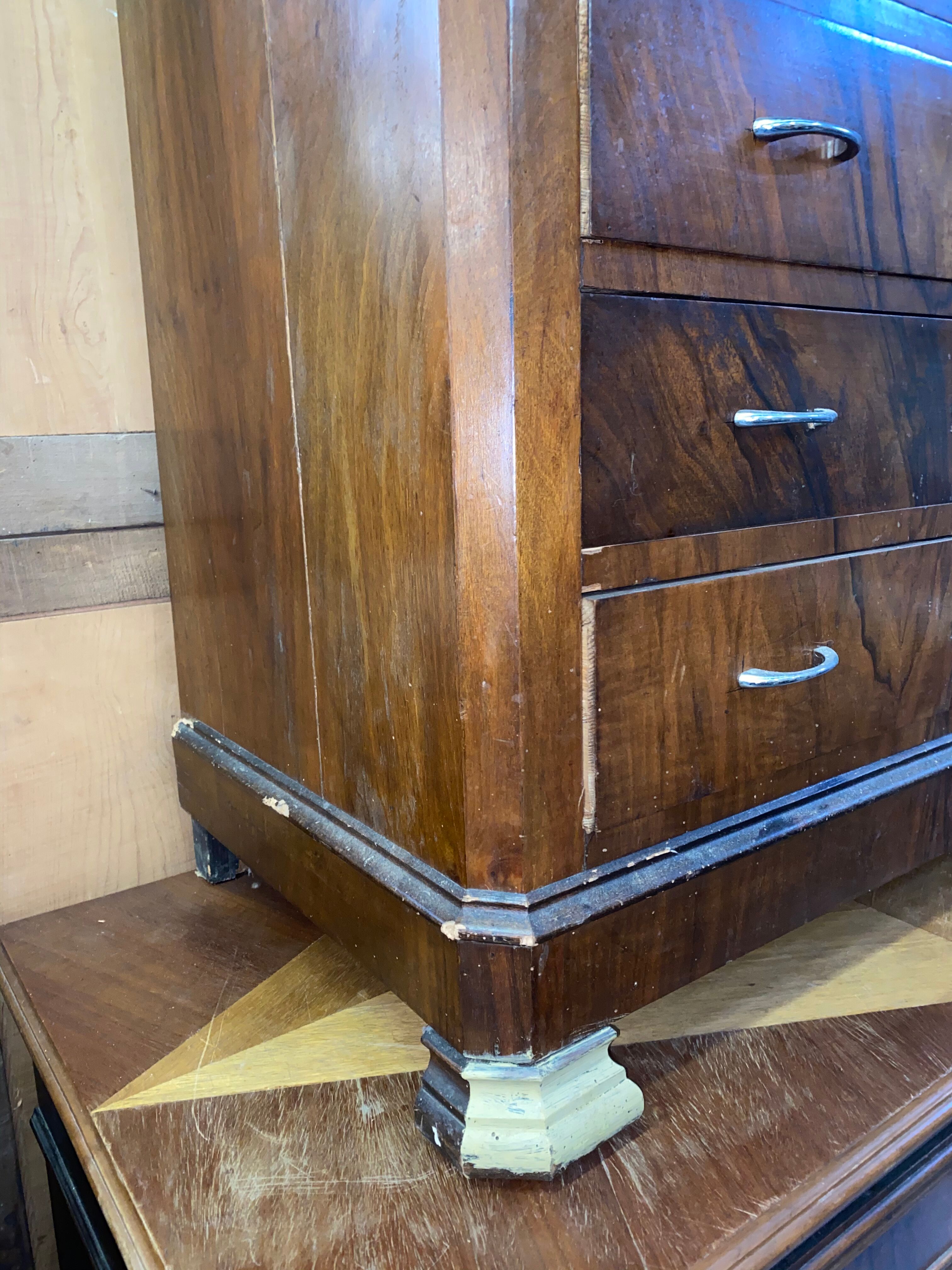 4 drawers with marble top