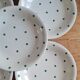 Set de 10 assiettes plates longchamps vintage