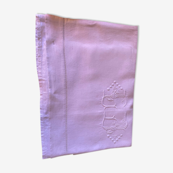 Drap monograme GJ