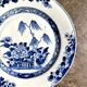 Assiette plate Compagnie des Indes en porcelaine peinte à la main, n°2