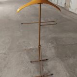 Foldable vintage night jack, wood and metal