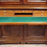 Louis Philippe period mahogany library and secretary cabinet