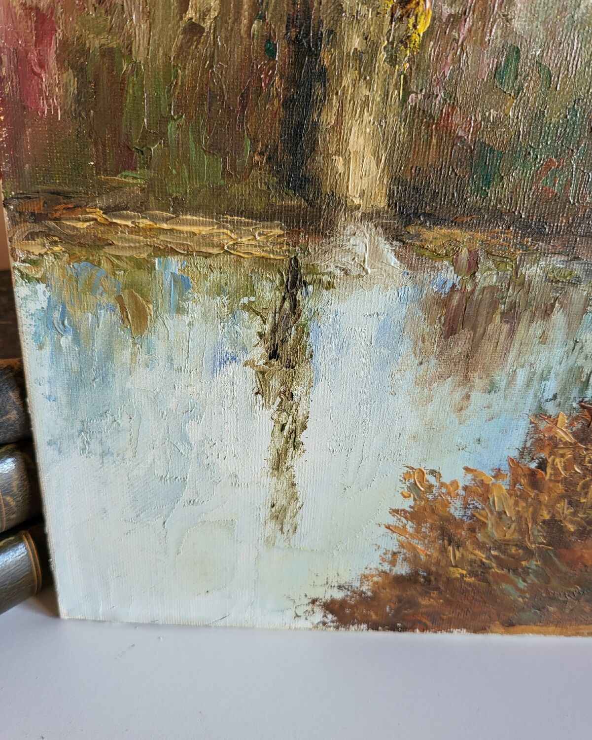 Oil on Panel B. RABEL Autumn Landscape