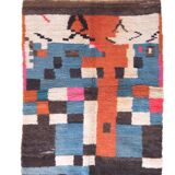 Abstract Moroccan Rug - 193 x 131 cm