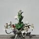 Metal flower bouquet ceiling chandelier