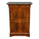 Louis Philippe secretary in walnut briar with marble top.