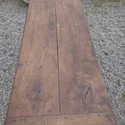 Antique chest, oak kneading trough