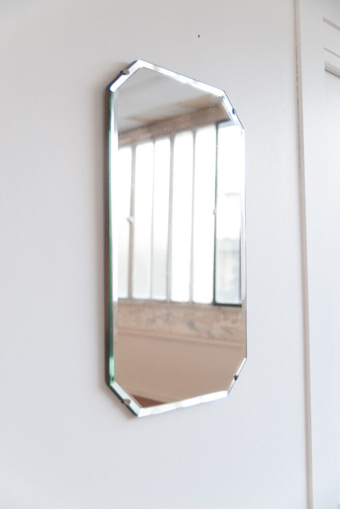 Art Deco rectangular mirror