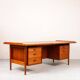 Danish mid-century desk model 207 in teak by Arne Vodder for Sibast, 1960s.