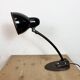 Industrial Black Enamel Bauhaus Desk Lamp, 1930s