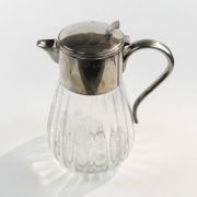 Art Deco wine jug, glass, Germany, 1920s