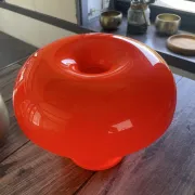 Vintage orange design lamp