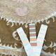 Vintage hand-embroidered tablecloth 156x162 cm