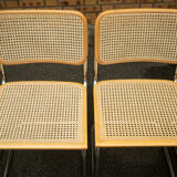 Set of 6 chairs Marcel Breuer model cesca B32