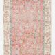 3x9 Vintage All-Over Floral Red Turkish Runner Rug, 92x286Cm