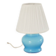 Table lamp in opaline, sky blue, Art Deco, 1930.