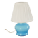 Table lamp in opaline, sky blue, Art Deco, 1930.