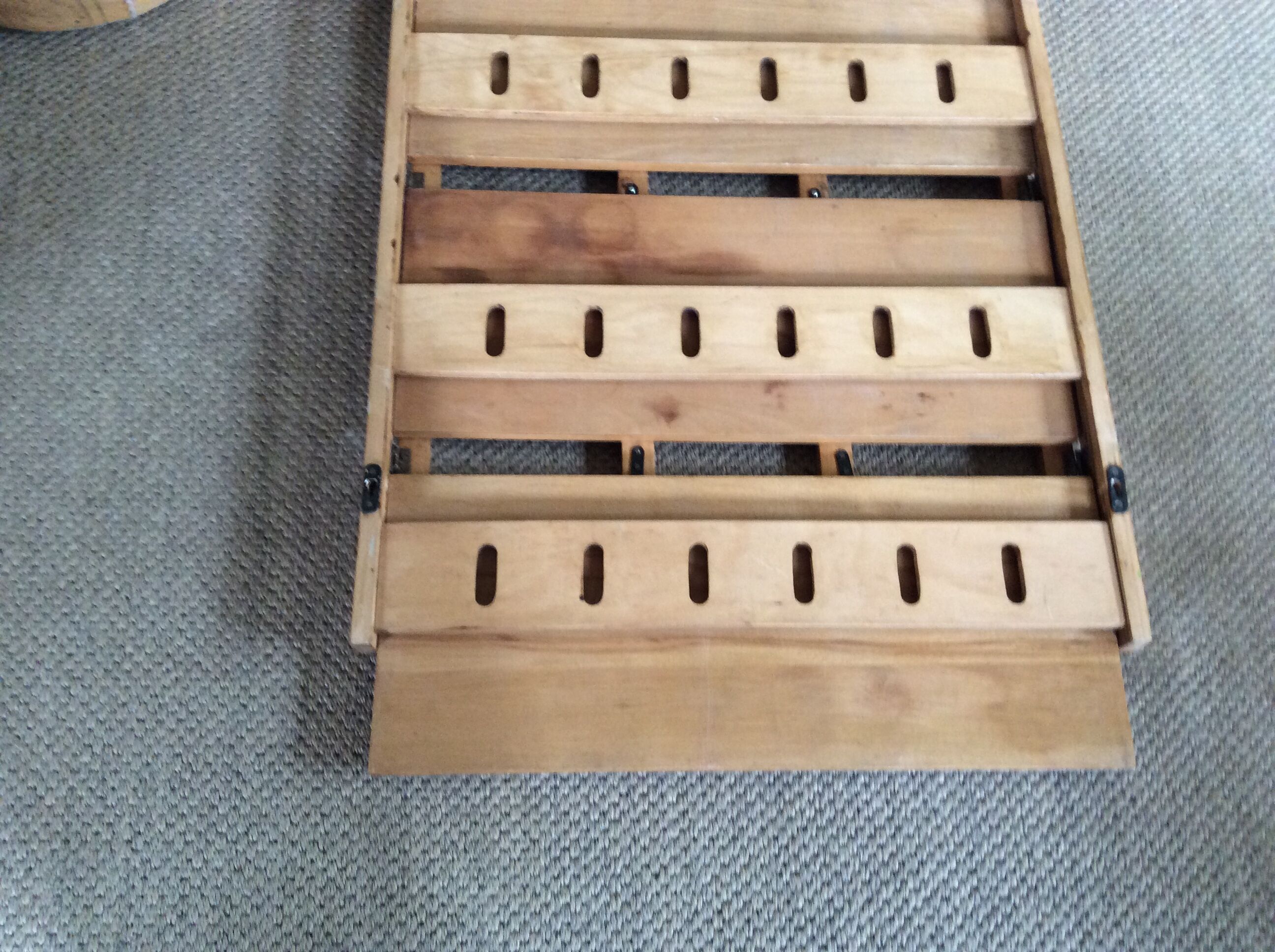 Wooden shelf
