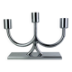Bougeoir design années 60, métal chromé
