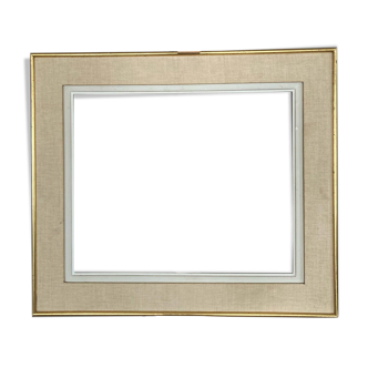 Frame in gilded wood and canvas 1950s/60s
