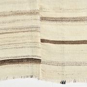 5x7 Kilim Beige & Cream Striped Kilim Rug, 161x211Cm