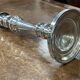 Pair of silver metal candlesticks - early 20th century