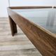 1960s coffee table by Afra and Tobia Scarpa for Cassina with smoked glass